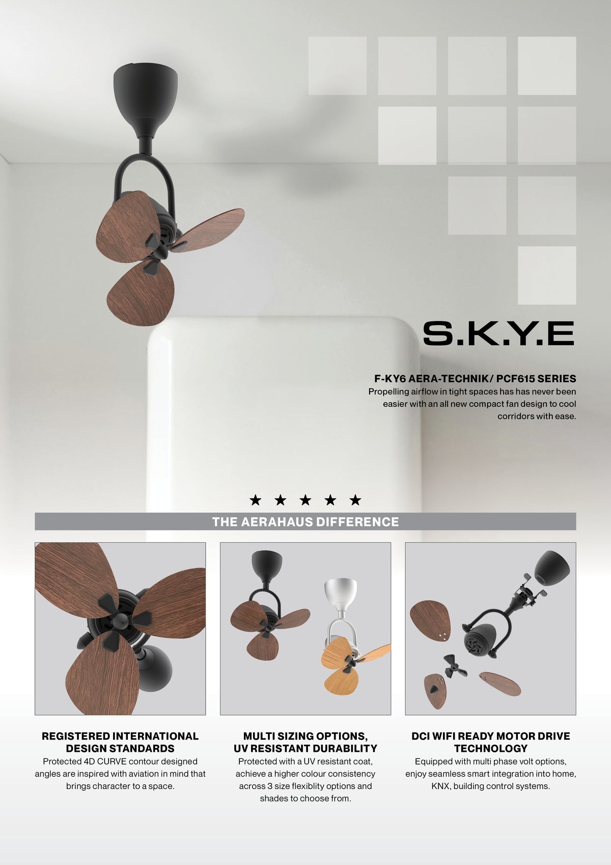 FKY6 Aerahaus Technik DC Ceiling Fan